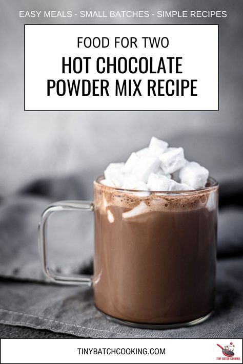 Craving a cozy cup of hot chocolate? This Hot Chocolate Powdered Mix for One is just what you need! Perfectly portioned for a single serving, it’s super simple to make and customizable to your taste. Just mix, add hot water or milk, and enjoy a rich, comforting treat any time you want a sweet pick-me-up! Powdered Milk Hot Chocolate Recipe, Instant Hot Chocolate Recipes, Single Hot Chocolate Recipe, Powdered Hot Chocolate Recipe, Hot Cocoa Recipe For One, Instant Hot Chocolate Mix Recipes, Single Serve Hot Chocolate, Hot Chocolate Powder Recipe, Microwave Hot Chocolate