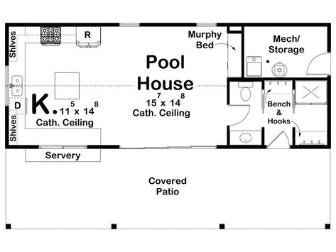 Small Pool House Ideas, Pool House Layout, Farmhouse Pool House, Pool House Floor Plans, Small Pool House, Pool House Bathroom, Pool House Design, Pool Guest House, Guest House Plans