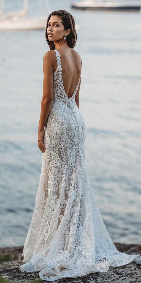 Low Back Wedding Dresses, Wedding Dress Low Back, Dresses Romantic, Pnina Tornai, Stella York, Back Wedding Dress, Top Wedding Dresses, Backless Wedding, Wedding Dresses Photos