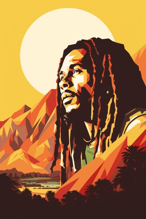 Beauty of Jamaica's landscapes Wall Art Jamaican Art Paintings Jamaica, Bob Marley Pop Art, Jamaica Art, Caribbean Vibes, Jamaican Art, Bob Marley Art, Wood Transfer, Abstract Digital Art, Landscape Wall Art