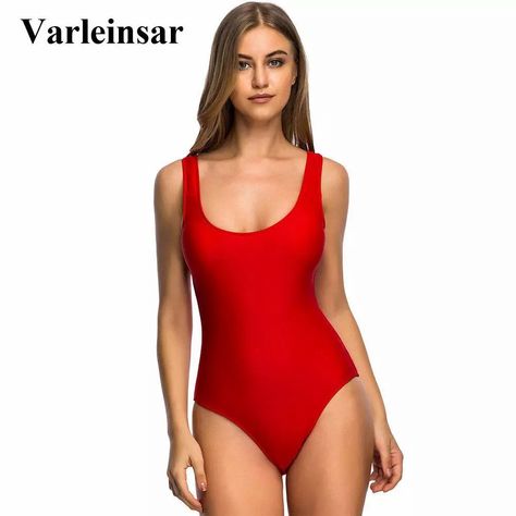 New Sexy S - 6XL Large Plus Size Swimwear Women One Piece Swimsuit Female Bather Bathing Suit Swim Beach Backless Monokini V128R Full Coverage Bathing Suits, Large Size Swimwear, Backless Swimwear, Backless Swimsuit, Monokini Swimsuits, Type One, Womens Bathing Suits, One Piece For Women, Plus Size Swimwear