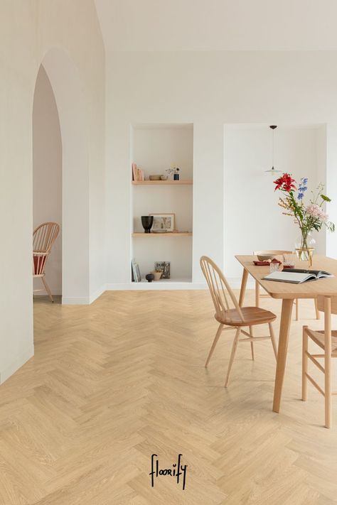 Looking for a low maintenance herringbone floor? The herringbone vinyl floors of Floorify are strong, quiet, waterproof and easy to maintain. Do you want the F301 Uni in your living room? Visit our website. Click through. Herringbone Vinyl Floor, Luxurious Mansions, Best Laminate, Herringbone Wood Floor, Herringbone Wood, Real Wood Floors, Herringbone Floor, Flooring Trends, Large Format Tile