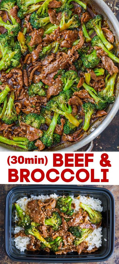 Broccoli Beef is an easy, 1-pan, 30-min meal loaded with fresh broccoli, tender nutritious and protein-packed beef, and the best stir fry sauce. This Beef Broccoli Stir Fry will give you the strength and energy you need for the busy back to school season! #sponsored #beefandbroccoli #beefbroccolistirfry #stirfry #backtoschool #lunchideas #worklunch #natashaskitchen @beeffordinner #BeefItsWhatsForDinner #NicelyDone #BeefFarmersandRanchers Fresh Broccoli Casserole, Broccoli Casserole Recipes, Best Stir Fry Sauce, Casserole Recipes Healthy, Best Stir Fry, Broccoli Sauce, Beef Broccoli Stir Fry, Broccoli Recipes Casserole, Healthy Casserole Recipes