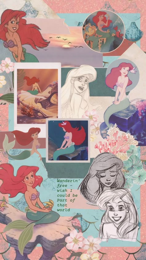 Ariel #thelittlemermaid #ariel #disneyprincess #disney #disneywallpaper #wallpaper #nostalgia #90s #mermaid #mermaidcore Disney Wallpaper Princess, Little Mermaid Ariel, Aesthetic Ariel, Wallpaper Mermaid, Mermaid Wallpaper Aesthetic, Ariel Color Palette, Disney Wallpaper Ariel, The Little Mermaid Wallpaper, The Little Mermaid Aesthetic