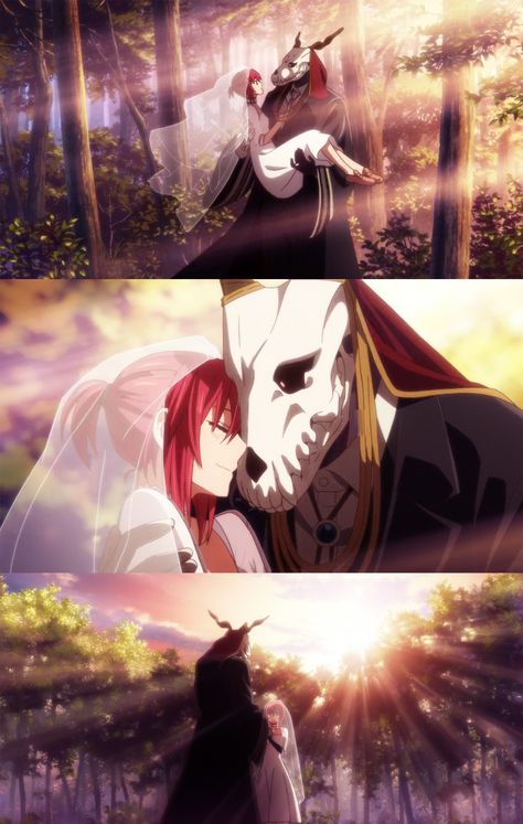 The Ancient Magnus Bride Wedding Love Chise Hatori Elias Ainsworth Anime Love Story Quote Wedding Anime Love Scene Silver Lady Ruth Lindel Rahab Angelica Barley Alice Joseph Ashen Eye Nevin Cartaphilus Happy Ending Speechless Quote Art Elias And Chise Anime, Elias X Chise Anime, Elias Ainsworth X Hatori Chise, Chise X Elias, Wedding Anime, Magnus Bride, Batman Cat, Wolf’s Rain, Quote Wedding