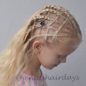 Spiderweb Braids, Spiderweb Hair Design, Spiderweb Hair, Spider Web Hair, Halloween Hair Color Ideas, Halloween Hair Color, Help Your Hair Grow Faster, Halloween Hairstyles, Hair Color Orange