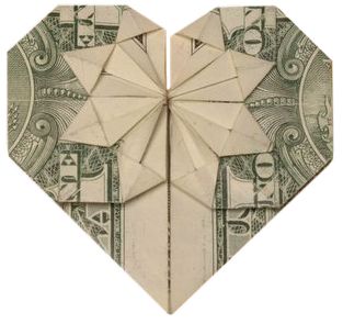 valentine, valentines day, valentine craft, craft, heart, love, origami, origami heart, dollar origami, dollar origami heart Dollar Oragami, Money Origami Heart, Origami Dollar, Origami Bookmarks, Origami Star Box, Dollar Origami, Dollar Bill Origami, Origami Models, Origami Dragon