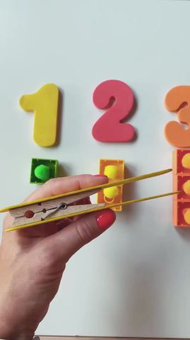 Montessori Numeracy Activities, Fast And Slow Activities Preschool, Diy Sensory Toys For Babies, Numbers Activity, Fine Motor Activities For Kids, Preschool Centers, Montessori Toddler Activities, Kids Literacy, Preschool Fine Motor