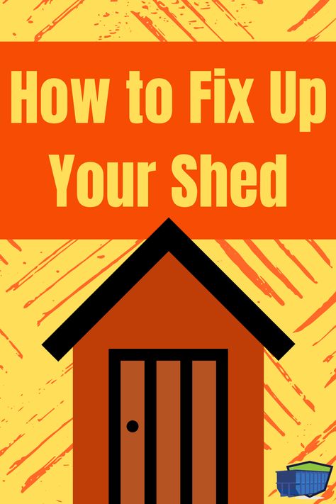 How To Fix Up An Old Shed, Old Metal Shed Makeover Ideas, Old Shed Makeover Ideas, Old Oil Cans, Tough Shed, Resin Sheds, Utility Sheds, Shed Makeover, Barn Storage