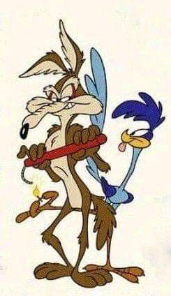 Coyote And Road Runner, Desenho Tom E Jerry, Looney Tunes Wallpaper, Old Cartoon Characters, Wile E Coyote, Old School Cartoons, Looney Tunes Characters, Looney Tunes Cartoons, Classic Cartoon Characters