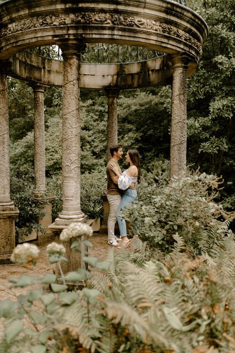 Couple Floral Photoshoot, Garden Photoshoot Engagement, Old Westbury Gardens Photoshoot, Secret Garden Engagement Photos, Longwood Gardens Engagement Fall, Cator Woolford Gardens Engagement Photos, Romantic Garden Engagement Photos, Engagement Photoshoot Ideas Garden, Engagement Photos Longwood Gardens