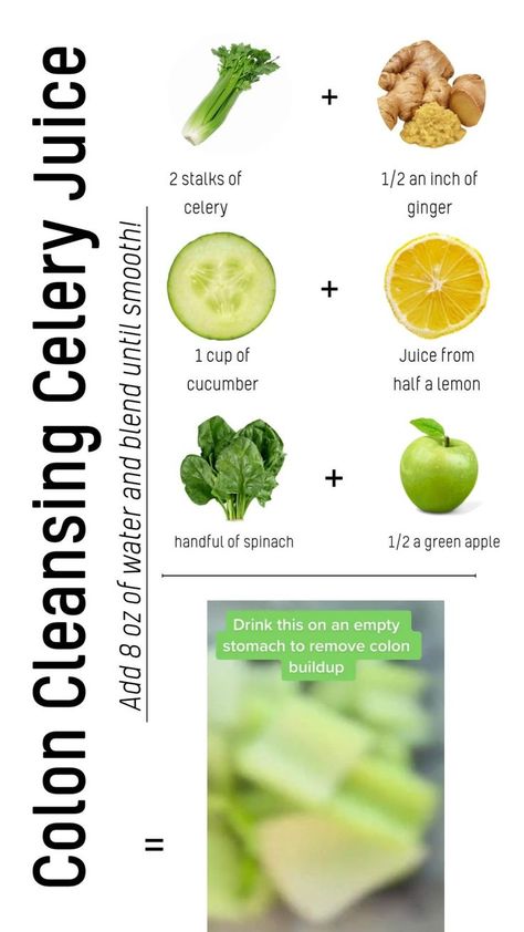 Pin on Green Juices Colon Cleanse Recipe, Apple Drinks, Juice Cleanse Recipes, Colon Cleansing, Lemon Cucumber, Juicer Recipes, Natural Colon Cleanse, Celery Juice, Healthy Juice Recipes