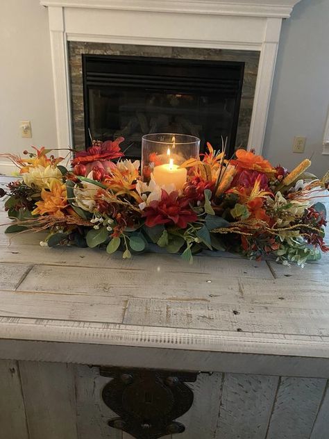 Dollar Tree Crafts & DIY with Instructions! + Freebies! 🥳 | Finally decided to try the pool noodle centerpiece and was very happy with results | Facebook Thanksgiving Pool Noodle Decor, Pool Noodle Thanksgiving Centerpiece, Thanksgiving Dollar Tree Diy, Pool Noodle Floral Arrangement, Dollar Tree Fall Centerpieces, Pool Noodle Centerpiece Ideas, Pool Noodle Centerpiece, Pool Noodle Flower Arrangement, Thanksgiving Floral Centerpieces