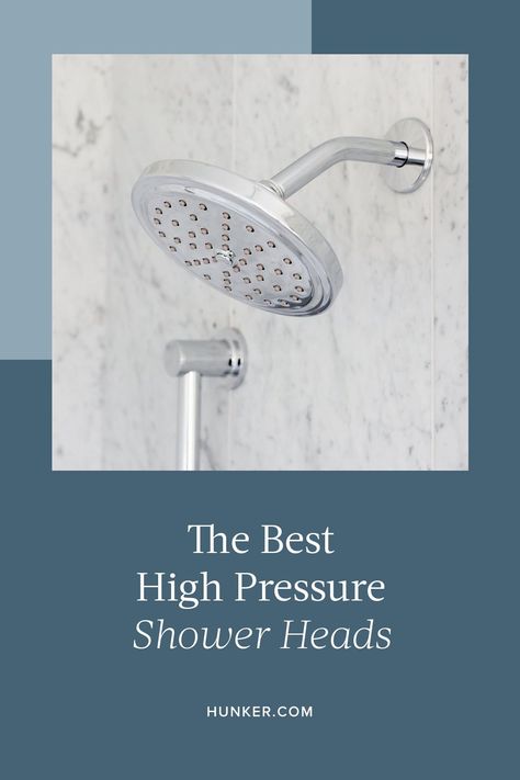 Whether you're in search of something to make your showers more effective or just needing to make your moment of relaxation more luxurious, you'll want to turn to a high pressure shower head. #hunkerhome #highpressure #highpressureshowerhead #bathroomshowerheadideas Luxury Shower Head, Best Shower Heads For Pressure, Modern Shower Head, Bathroom Shower Heads, High Pressure Shower Head, Star Shower, Low Water Pressure, Clean Technology, Luxury Shower