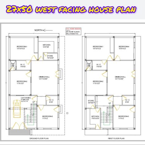 house plan West Facing House Plan, 20 50 House Plan, West Facing House, Beautiful House Plans, Corner House, Beautiful House, Amazing Architecture, House Plan, Architecture House