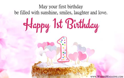 Happy 1st Birthday Wishes Messages.  #HappyBirthday #BirthdayWishes #1stBirthday #BirthdaySms #BirthdayMessages #1stBirthdayWishes First Happy Birthday Wishes, 1 St Birthday Wishes, Happy First Birthday Wishes, Happy 1st Birthday Princess, Happy 1st Birthday Wishes, 1st Birthday Message, Birthday Sms, First Birthday Wishes, 1st Birthday Wishes