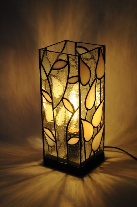 Stained Glass Lantern, Glass Lamp Shades, Diy Stained Glass Window, Stained Glass Candle Holders, Glass Art Products, Stained Glass Candles, Stained Glass Lamp Shades, Stained Glass Gifts, Stained Glass Rose