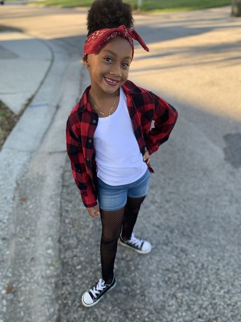 Girls Decade Day Outfit, Kids 90s Outfit Ideas Girls Diy, Favorite Decade Day Outfit, Kids Decade Day Outfits, 90s Day At School, Decades Day Outfits For Boys, 90s Day Spirit Week Outfit, Kids 80s Outfit Ideas, Decade Day Outfits