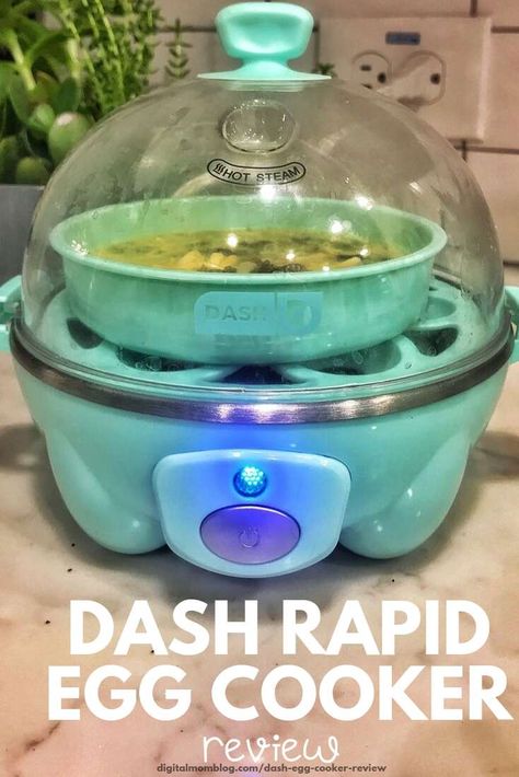 The easiest way to teach kids to make eggs - scrambled, boiled or poached! Read our Dash Rapid Egg cooker review Dash Egg Cooker Recipes, Egg Cooker Recipes, Dash Egg Cooker, Low Carb Egg Recipes, How To Make A Poached Egg, Eggs Scrambled, Kitchen Materials, Ways To Cook Eggs, Making Hard Boiled Eggs