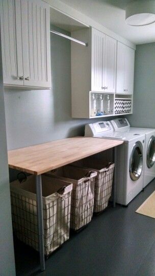 Laundry room renovation. Basement Laundry Room Makeover, Outdoor Laundry, Laundry Room Update, Garage Laundry, Basement Laundry Room, Dream Laundry Room, Basement Laundry, Mudroom Laundry Room, Laundry Room Layouts