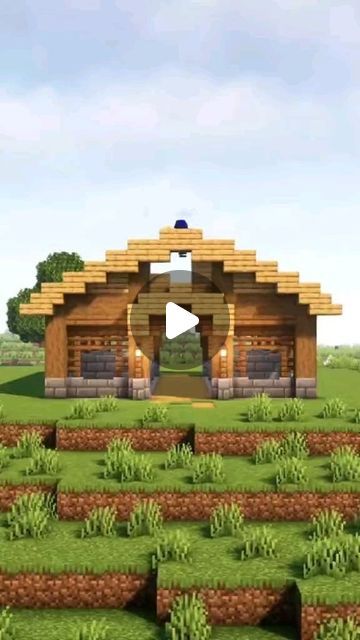 Simple Horse Stable Minecraft, Horse Stall Minecraft, Minecraft Stall Ideas, Horse Pen Minecraft, Minecraft Barn Design, Minecraft Horse Barn, Minecraft Stall, Minecraft Barn Ideas, Minecraft Horse Stables