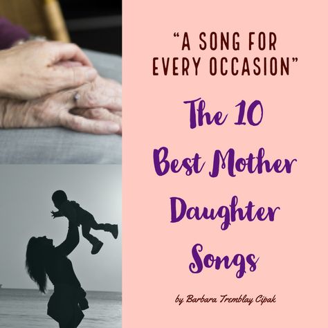 Top 10 Best Mother Daughter Songs Mother Daughter Wedding Songs, Daughter At Wedding, Mother Daughter Songs, Slideshow Songs, Happy Birthday Mom From Daughter, From Mom To Daughter, Mother Daughter Wedding, Mother Song, Daughter Songs