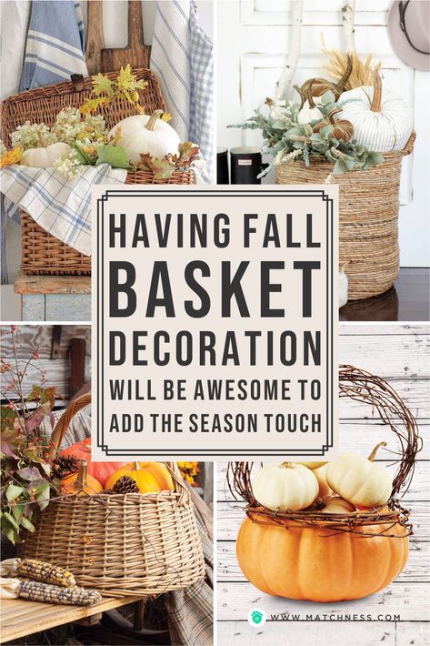 Fall Basket Ideas Decor, Floor Basket Decor Ideas, Small Basket Decor, Fall Basket Decor, Halloween Dinner Table Decor, Autumn Table Centerpieces, Coffee Table Fall Decor Ideas, Fall Dinner Table Decor, Fall Entryway Table Decor