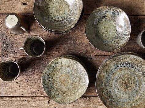 rustic-dinnerware-1 Rustic Dinnerware, Rustic Homes, Arhaus Furniture, Entry Design, Online Interior Design Services, Dining Ware, Rustic Kitchen Design, Tableware Collection, Online Interior Design