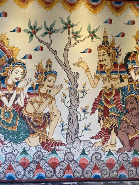 #balinese #painting Balinese Painting, Balinese Architecture, Bali Art, Classic Paintings, Balinese, Bali, Architecture, Quick Saves, Art