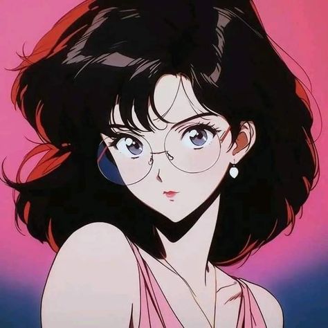 90s ᴀɴɪᴍᴇ ɪᴄᴏɴs 80s Anime Hairstyle, Retro Anime Art Style, Cindy Core, 80s Aesthetic Retro, Makoto Shinkai Movies, Whimsical Art Journal, Retro Tech, 90 Anime, Simple Canvas Paintings