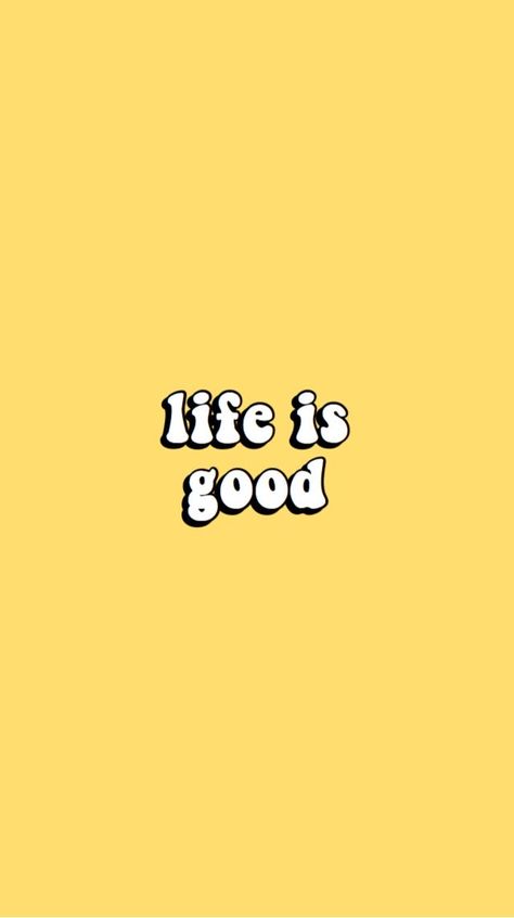 Post Wallpaper, Cool Backgrounds For Iphone, Yellow Quotes, Yellow Aesthetic Pastel, Positive Wallpapers, Sound Words, Motiverende Quotes, Yellow Wallpaper, Happy Words