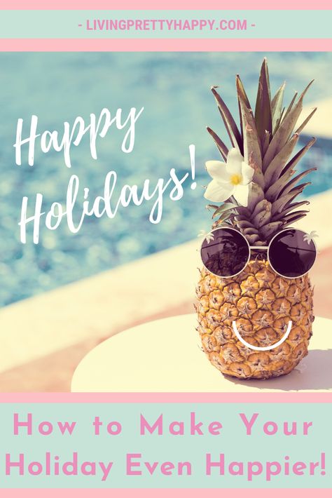 Happy Holidays: How to may your holiday even happier! Holiday well-being. Summer holidays. Feeling happy on holiday. Tips to help you enjoy your holiday to the fullest #vacations #holidaywellbeing #happytravels #summerholidays Happy Vacation Wishes Fun, Going On Holiday Quotes, Enjoy Your Holiday Quotes, Cake Robot, Happy Holidays Quotes, Happy Summer Holidays, Post Holiday Blues, Bucket List Holidays, Collage Stickers