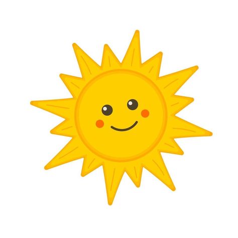 Sun Character, Sun Clip Art, Farm Animals Preschool, Funny Sun, Cartoon Sun, Smiling Sun, Face Funny, Cute Sun, Sun Face