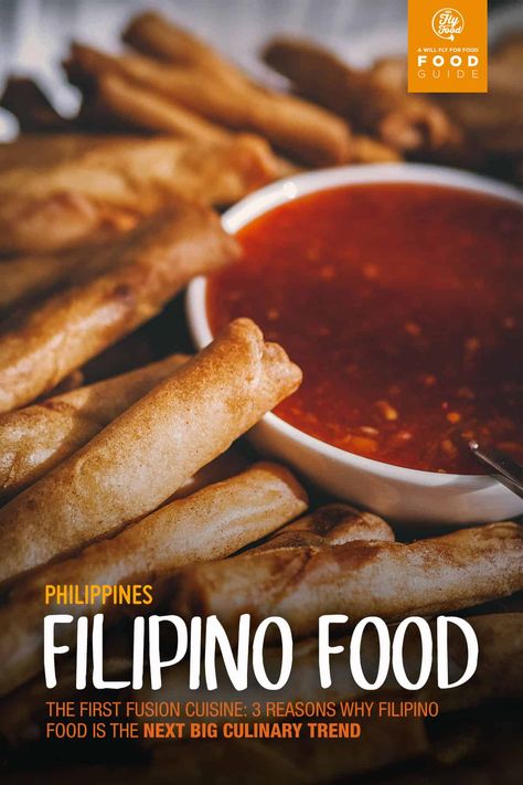 The First Fusion Cuisine: 3 Reasons Filipino Food is the Next Big Culinary Trend #filipinofood #philippines #fusionfood #whattoeatphilippines #philippineguide Heritage Recipes, Filipino Heritage, Food Trip, Foreign Food, Filipino Dishes, Island Food, Fusion Food, Filipino Food, Exotic Food