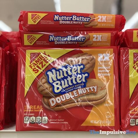 I guess now we wait for Nutter Butter Mega Nutty, Nutter Butter The Most Nutty, and Nutter Butter Thins. (Spotted by Bob K at Giant Eagle.) Thank you to all the photo contributors! If you’re out shopping and see an interesting new product on the shelf, snap a picture of it, and send us an […] The post SPOTTED: Nutter Butter Double Nutty appeared first on The Impulsive Buy. Chocolate Pancakes, Nutter Butter, Healthy Lunchbox, Giant Eagle, Healthy Groceries, Peanut Butter Lovers, Food Reviews, On The Shelf, Food Packaging