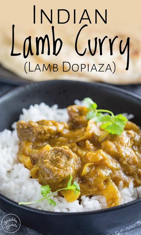 Lamb Dopiaza is an easy mild curry that will suit the whole family. This recipe will show you how to use onions to great a richly flavored base, along with some simple spices to create an authentic lamb curry at home. You can use yogurt or coconut milk to add a creamy edge to this rich curry. Add a side of rice or Indian bread and you have a feast, that takes very little effort. Lamb Curry Recipes Easy, Lamb Curry With Coconut Milk, Easy Lamb Curry, Curry Lamb Recipes, Dopiaza Recipe, Indian Lamb Curry, Curry Lamb, Lamb Curry Recipes, Mild Curry