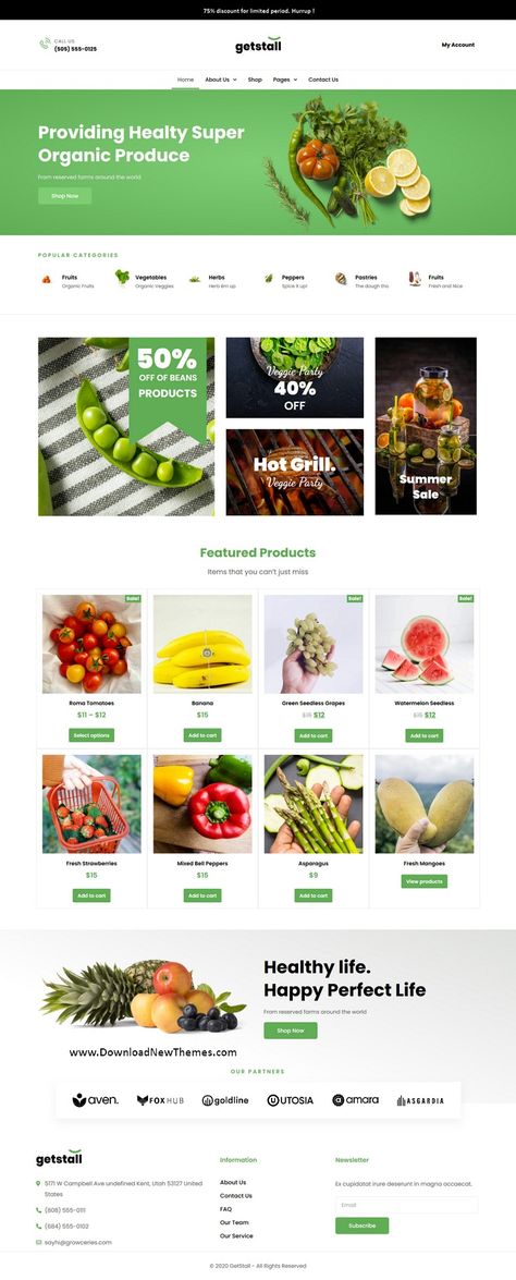 Online Order Design, Wholesale Website Design, Food Ecommerce Web Design, Grocery Website Design, Food Waste Project, Grocery Store Website, Online Store Web Design, Store Website Design, Therapy Website Design