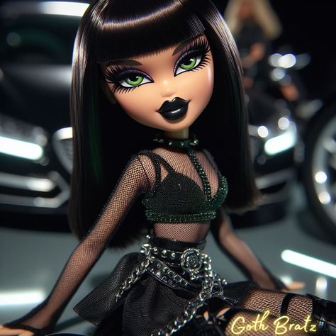 Commision!🫶🏻 from corporate baddie, to goth mami 😍 #bratz #gothbratz #explorepage Goth Bratz Doll, Brats Aesthetic, Goth Bratz, Corporate Baddie, Goth Subculture, Baby Bats, Bratz Doll, Cute Wallpapers, Bat