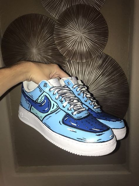 Air Force 1 Cartoon, Nike Shoes Price, Painted Shoes Diy, Nike Air Force 1 Custom, Air Force Shoes, Custom Af1, Custom Painted Shoes, Custom Shoes Diy, Diy Sneakers