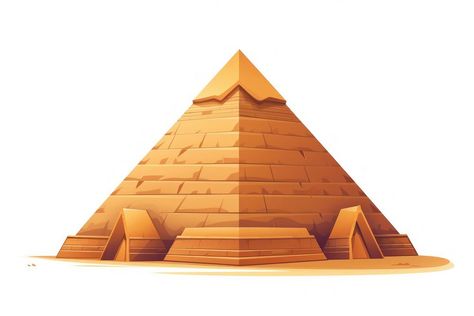 Egypt pyramid architecture white background. AI generated Image by rawpixel. | premium image by rawpixel.com Cartoon Pyramid, Pyramid Illustration, Geometry Stickers, Pyramid Architecture, Architecture White, Cartoon Sky, 2023 Art, Download Free Images, Free Image