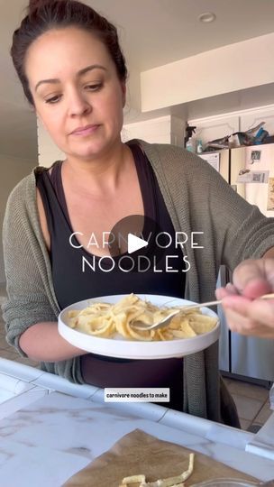 Carnivore Noodles Gelatin, Carnivore Egg Noodles, Carnivore Noodles Recipe, Carnivore Noodles, Eggs Cream Cheese, Pork Panko, Bread Crust, Offset Spatula, Keto Crackers