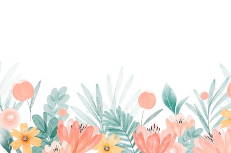 Free Vector | Watercolor spring background Boho Background, Watercolor Floral Wallpaper, Watercolor Spring, Spring Background, Watercolor Floral Pattern, Natural Background, Dark Phone Wallpapers, Watercolor Wallpaper, Botanical Pattern