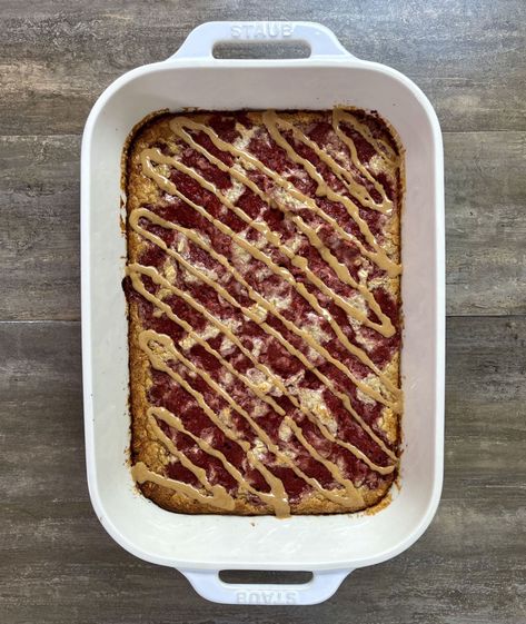 PB and J Baked Oatmeal Baked Oatmeal Meal Prep, Oatmeal Meal Prep, Meal Prep Manual, Baked Oats Recipe, Oatmeal And Eggs, Pressure Cooker Recipes Chicken, Pb And J, Protein Oatmeal, Oven Chicken Recipes