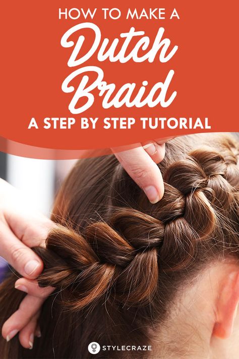 How To Make Braids, Inside Out Braid, Reverse Braid, Dutch Braid Tutorial, Tutorial Hairstyles, French Braids Tutorial, Braids Step By Step, Hairstyles Braid, Top Braid