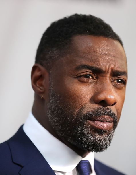 Idris Elba 2019-09-04 Idris Elba Thor, Black Men Beards, Afrikaanse Mode, Black Actors, Idris Elba, Black Man, Hollywood Actor, Interesting Faces, Elba