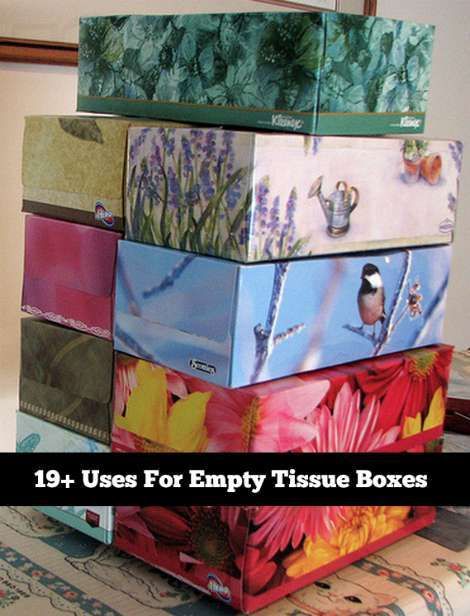 Recycling Tissue Boxes Ideas, Upcycle Tissue Box Ideas, Reuse Boxes Diy Projects, Decorative Boxes Diy Creative, Crafts With Tissue Boxes, Diy Tissue Box Cover Ideas, Tissue Paper Box Crafts, Tissue Boxes Diy, Recycled Organizers