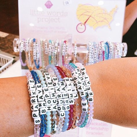 When you spy a Little Words display at a local boutique but are already stacked  www.littlewordsproject.com Bracelet Words Ideas, Bead Bracelet Words Ideas, Little Words Project Bracelets, Bracelet Words, Little Words Project, Shiny Bracelets, Pony Bead Bracelets, Diamond Bracelet Design, Jewelry Staples