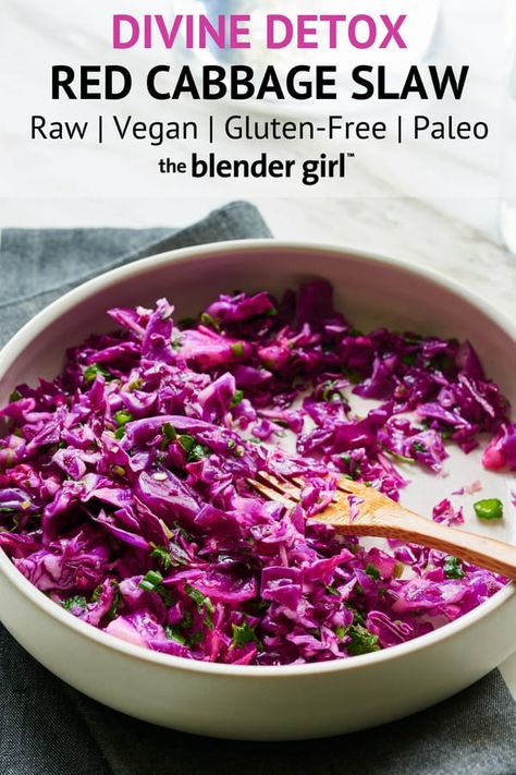 New Healthy Recipes, Healthy Recipes Dinner, Dinner Pizza, Red Cabbage Recipes, Red Cabbage Salad, Red Cabbage Slaw, Benefits Of Organic Food, Pizza Ideas, Detox Salad