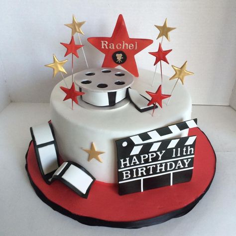 Movie Themed Birthday Cake Bollywood Birthday Cake, Bollywood Cake Ideas, Movie Theme Cake Ideas, Movie Theme Birthday Cake, Bollywood Theme Cake, Red Carpet Birthday Cake, Movie Themed Birthday Cake, Movie Cake Ideas, Cinema Cake