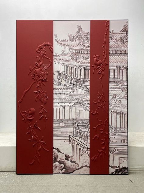 Art Prints Red Flower Leather 3D Wall Art
Size: 160x220cm(Customizable)
Medium: Leather+Art Prints Leather Wall Art, Chinese Wall Art, Wall Carvings, Chinese Prints, Asian Wall Art, Landscape Architecture Drawing, Chinese Art Painting, Wall Art Size, Leather Wall